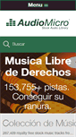 Mobile Screenshot of es.audiomicro.com